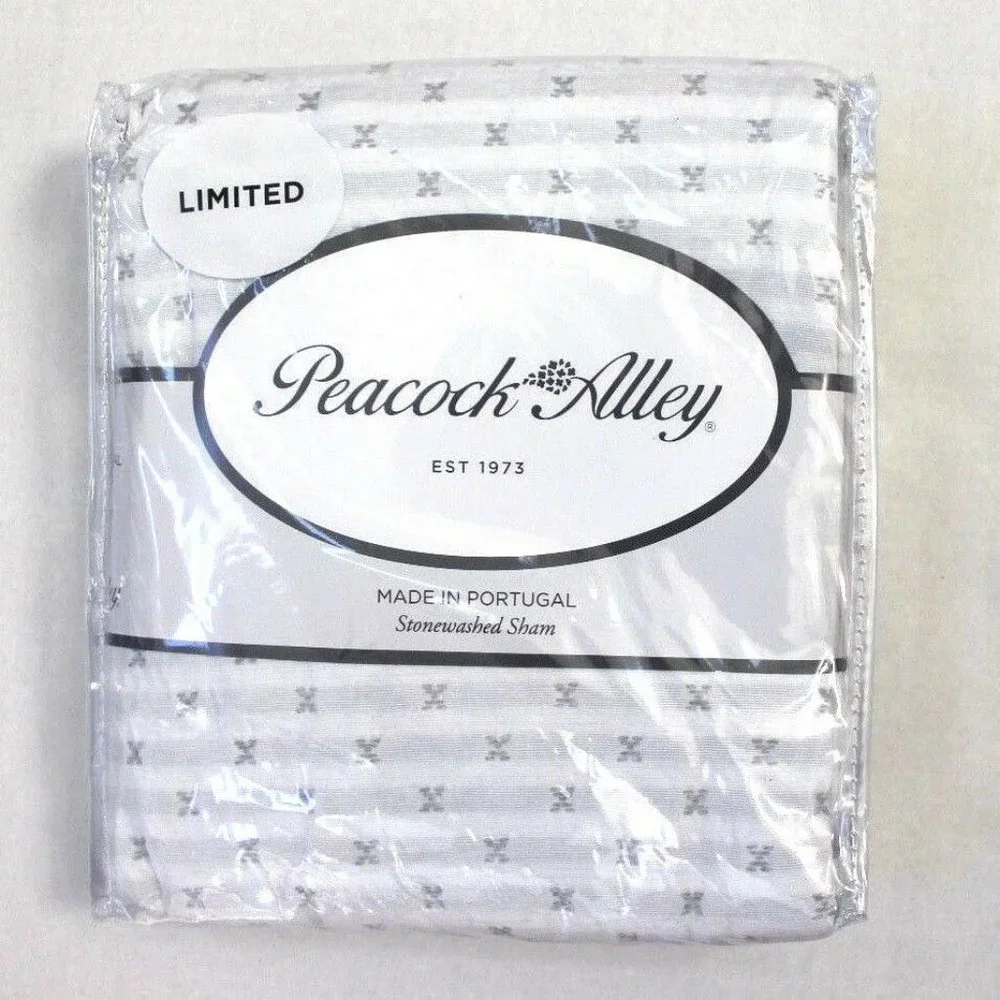 Peacock Alley One Textured Desert Stonewashed Sham